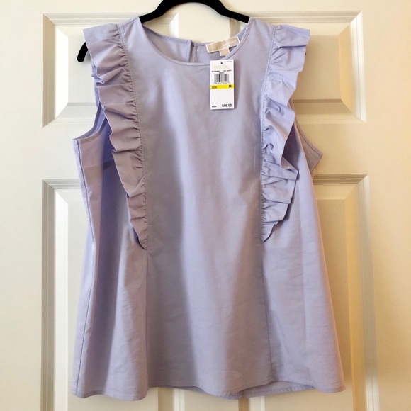 Michael Kors Tops - BNWT! Michael Kors ruffle top size M